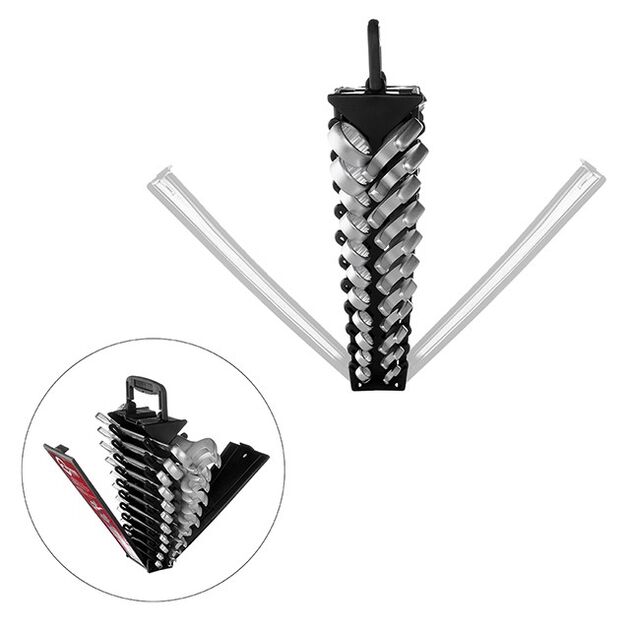 Набір ключів комбінованих 22 од. дюймових 11 од метричних 11 од, фото , изображение 5 | SNABZHENIE.com.ua