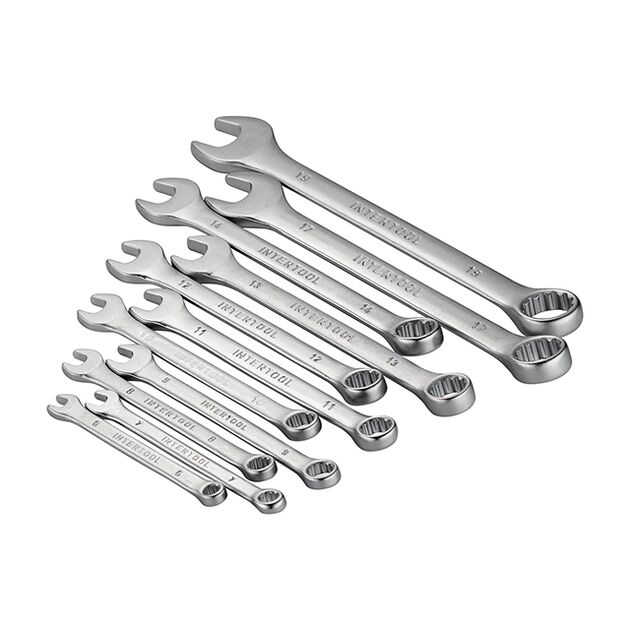 Набір ключів комбінованих 22 од. дюймових 11 од метричних 11 од, фото , изображение 6 | SNABZHENIE.com.ua