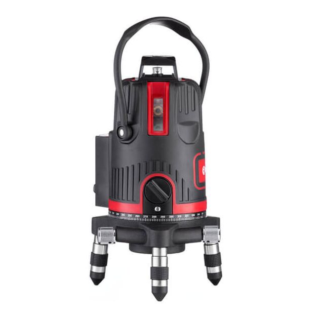 Рівень лазерний 5 лазерних головок, червоний лазер, фото , изображение 2 | SNABZHENIE.com.ua