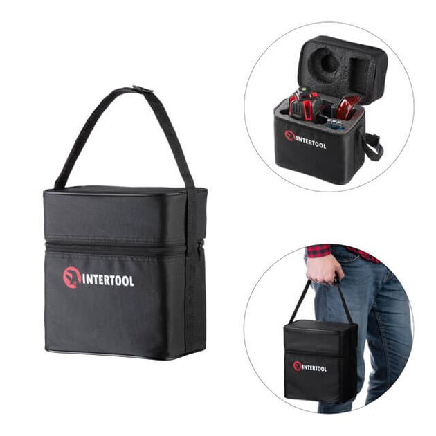 Рівень лазерний 5 лазерних головок, червоний лазер, фото , изображение 6 | SNABZHENIE.com.ua