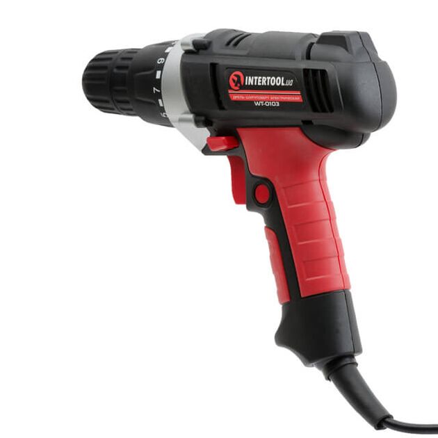 Дриль-шурупокрут електричний 400 Вт, 0-800 об/хв, 0.8-10 мм, maкс. 20 Nm, фото , изображение 2 | SNABZHENIE.com.ua