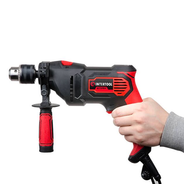 Дриль ударний 710Вт,  0-3000 об/хв, 1.5-13мм, реверс, фото , зображення 8 | SNABZHENIE.com.ua