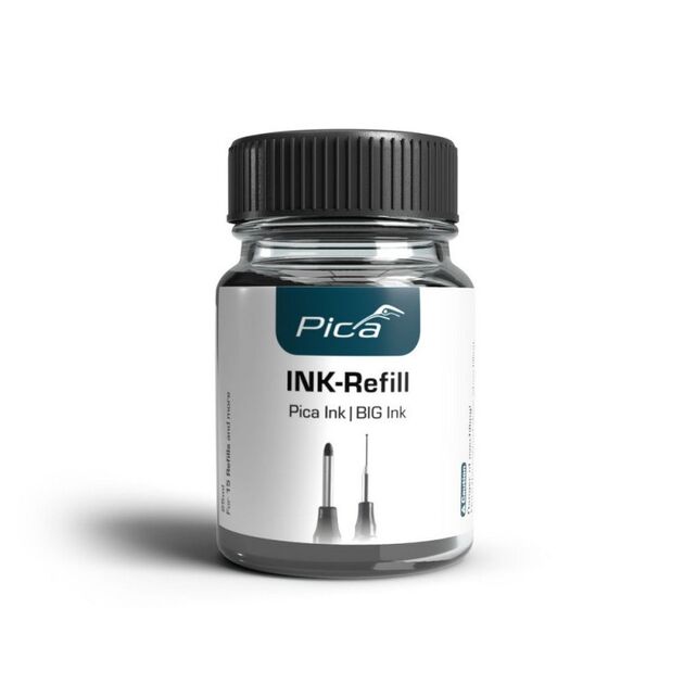 Заправка чорнильна для маркерів PICA 55846, чорний, 25мл, фото  | SNABZHENIE.com.ua
