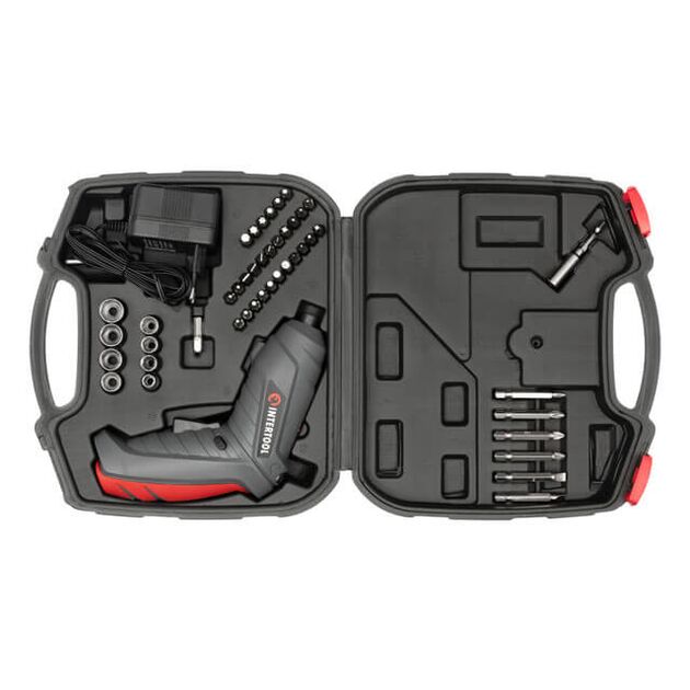 Викрутка акумуляторна 3.6V, NiCd, поворотна рукоятка, кейс+насадки, фото , зображення 9 | SNABZHENIE.com.ua Викрутка акумуляторна 3.6V, NiCd, поворотна рукоятка, кейс+насадки, фото , зображення 9 | SNABZHENIE.com.ua