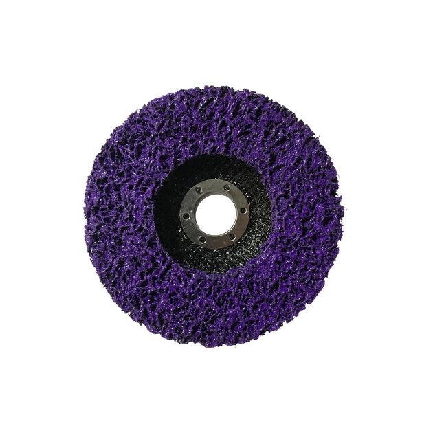 VULKAN Круг зачисний 125*22 пористий фіолетовий жорсткий (для зняття фарби), фото , изображение 2 | SNABZHENIE.com.ua