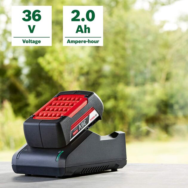 Bosch Набір акумулятора та зарядного пристрою GBA 36V 2.0Ah, ЗП AL 36V-20, фото , зображення 3 | SNABZHENIE.com.ua Bosch Набір акумулятора та зарядного пристрою GBA 36V 2.0Ah, ЗП AL 36V-20, фото , зображення 3 | SNABZHENIE.com.ua