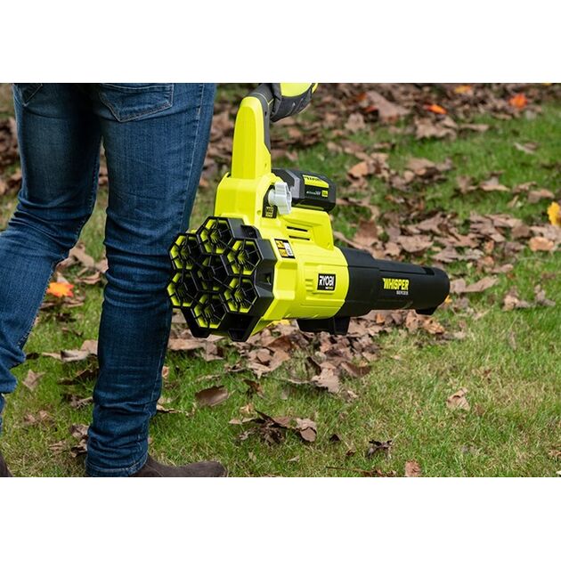 Ryobi Повітродув садовий акумуляторний Max Power RY36BLXA-0 36В 176км/год 3.5кг без АКБ та ЗП, фото , зображення 3 | SNABZHENIE.com.ua Ryobi Повітродув садовий акумуляторний Max Power RY36BLXA-0 36В 176км/год 3.5кг без АКБ та ЗП, фото , зображення 3 | SNABZHENIE.com.ua