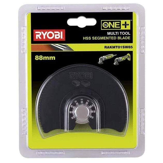 Ryobi Полотно пиляльне для багатофункціонального інструменту Ryobi RAKMT01SW85 по дереву та гіпсокартону 88мм, фото  | SNABZHENIE.com.ua