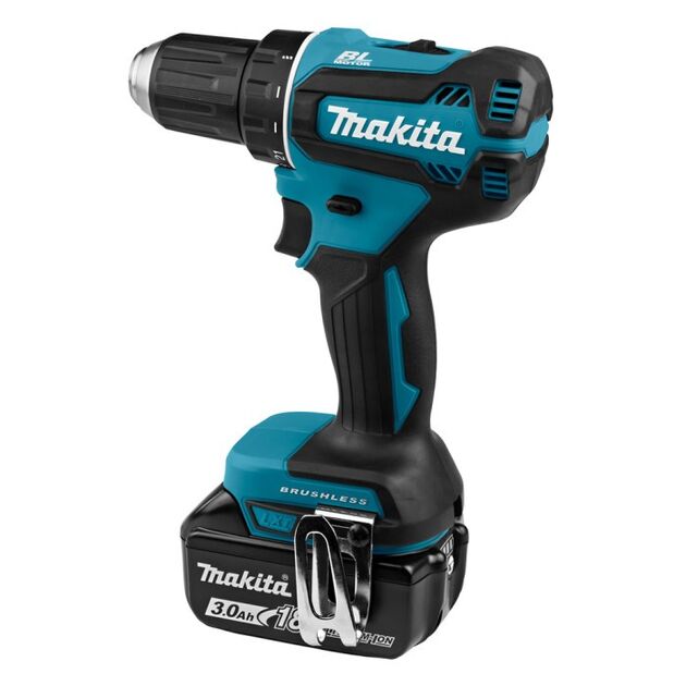 Makita Шурупокрут-дриль акумуляторний DDF485SFJ 18B 1х3А·год 27-50Нм 0-500·0-1900 об·хв кейс 1.7кг, фото , зображення 4 | SNABZHENIE.com.ua