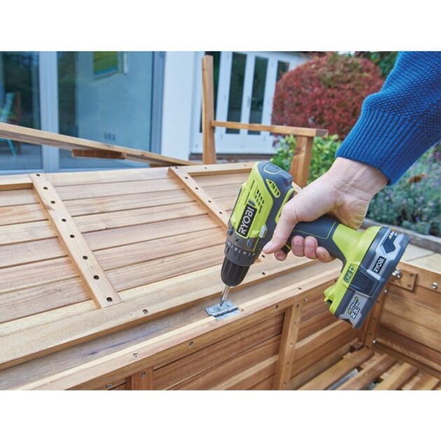 Ryobi Шурупокрут-дриль ударний акумуляторний ONE+ R18PD2-215G 18В 1х1.5А·год ЗП 40Нм 400·1350об·хв 1кг, фото , зображення 3 | SNABZHENIE.com.ua Ryobi Шурупокрут-дриль ударний акумуляторний ONE+ R18PD2-215G 18В 1х1.5А·год ЗП 40Нм 400·1350об·хв 1кг, фото , зображення 3 | SNABZHENIE.com.ua