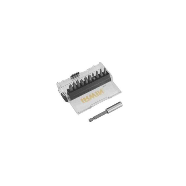 Набор 25 мм бит 10 штук: PH1 / PH2 / PH3 / PZ1 / PZ2 / PZ3 / T15 / T20 (×2) / T25. магнитный держате, фото  | SNABZHENIE.com.ua
