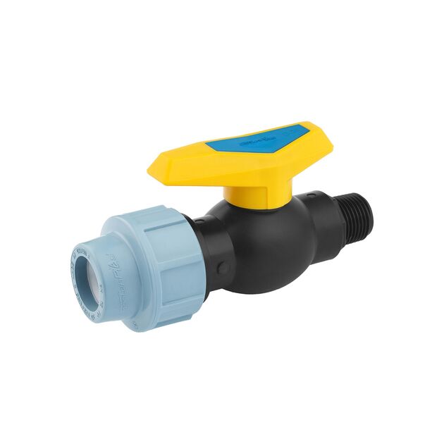 Кран ПЭ SantehPlast 20х1/2" РН, фото  | SNABZHENIE.com.ua