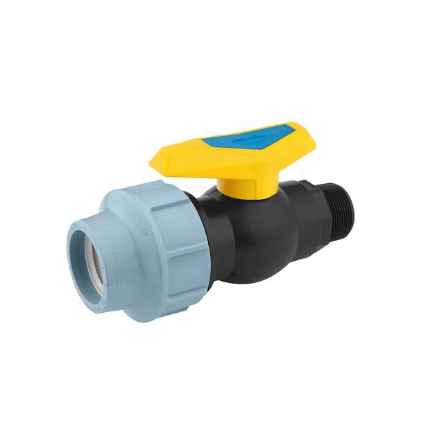 Кран ПЭ SantehPlast 50х1 1/2" РН, фото  | SNABZHENIE.com.ua