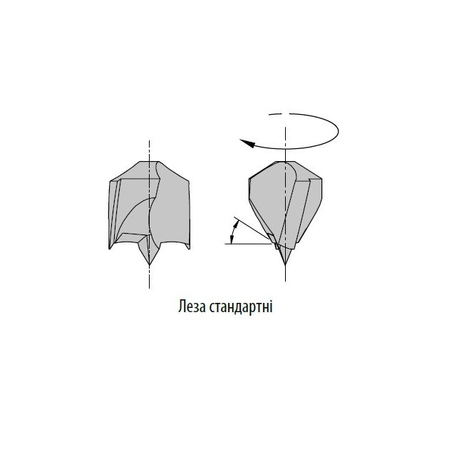 Сверло левое 8x50x85 мм, хвостовик 10 мм, 4 канавки, CMT, фото , изображение 2 | SNABZHENIE.com.ua Сверло левое 8x50x85 мм, хвостовик 10 мм, 4 канавки, CMT, фото , изображение 2 | SNABZHENIE.com.ua