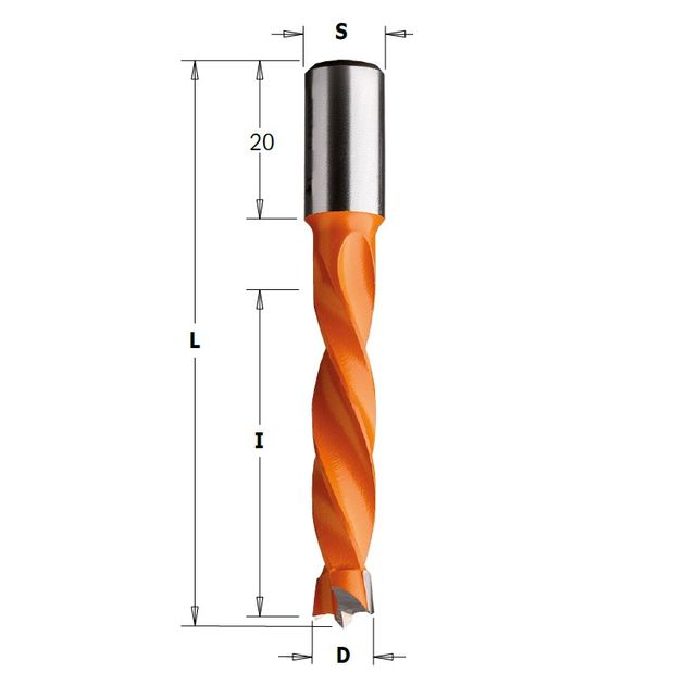 Сверло длинное 4,2 x 43 x 70 мм, хвостовик 10 мм CMT (310.042.11), фото  | SNABZHENIE.com.ua