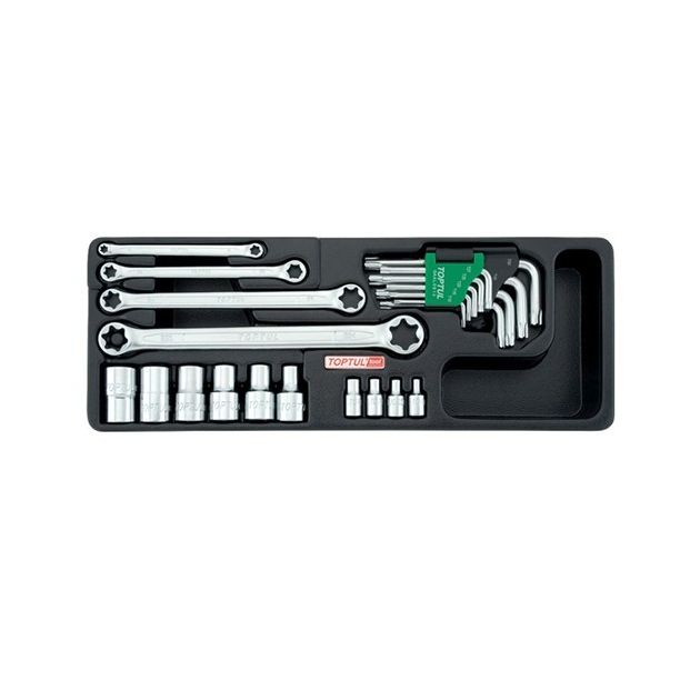 Набор инструмента TORX 23 ед. в ложементе TOPTUL (GAAT2302), фото  | SNABZHENIE.com.ua