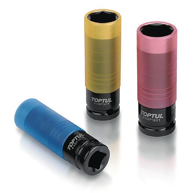 Набор головок 1/2" для шиномонтажа 3 шт. Pro-Series TOPTUL, фото  | SNABZHENIE.com.ua