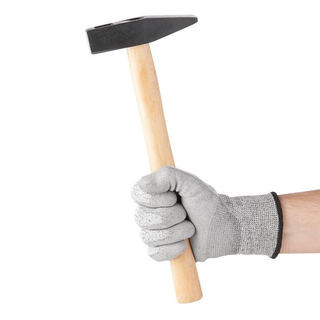 Молоток слюсарний 500г з дерев'яною ручкою HT-0215, фото , зображення 5 | SNABZHENIE.com.ua Молоток слюсарний 500г з дерев'яною ручкою HT-0215, фото , зображення 5 | SNABZHENIE.com.ua