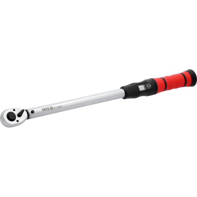 Ключ динамометричний з налаштувальним вічком YATO : квадрат 1/2", F= 50- 330 Нм, L= 550 мм [6], фото  | SNABZHENIE.com.ua