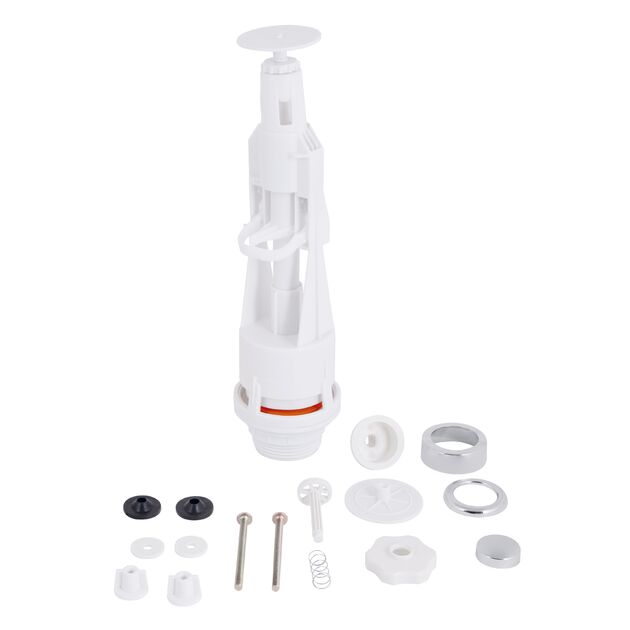 Lidz Арматура LT01 без клапана, Старт/Стоп, кнопка хром, фото , изображение 5 | SNABZHENIE.com.ua