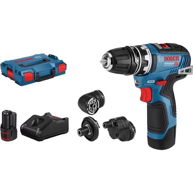 Шурупокрут-дриль акумуляторний Bosch GSR 12V-35 FC 18В 2х3.0А·год 20·350Нм 0·1750об·хв кейс L-Boxx 2.1кгШурупокрут-дриль акумуляторний GSR 12V-35 FC 18В 2х3.0А·год 20·350Нм 0·1750об·хв кейс L-Boxx 2.1кг, фото , изображение 2 | SNABZHENIE.com.ua