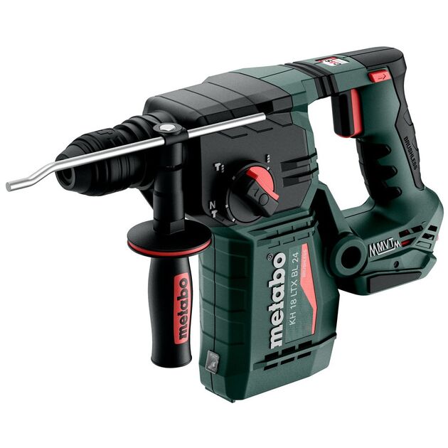 Перфоратор акумуляторний Metabo KH 18 LTX BL 24 SDS-plus 18В 2.2Дж 2.7кг без АКБ та ЗППерфоратор акумуляторний KH 18 LTX BL 24 SDS-plus 18В 2.2Дж 2.7кг без АКБ та ЗП, фото  | SNABZHENIE.com.ua