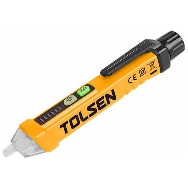 Детектор напруги Tolsen, 12-1000В, кат.1000В, 3х1.5В LR03Детектор напруги, 12-1000В, кат.1000В, 3х1.5В LR03, фото  | SNABZHENIE.com.ua