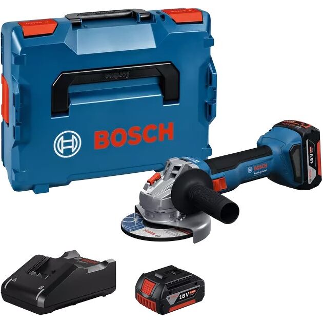 Шліфмашина кутова акумуляторна Bosch GWS 18V-8 125мм 18В 2x5А·год 0-11000об·хв 1.7кг кейс ЗП  GAL 18V-40Шліфмашина кутова акумуляторна GWS 18V-8 125мм 18В 2x5А·год 0-11000об·хв 1.7кг кейс ЗП GAL 18V-40, фото  | SNABZHENIE.com.ua