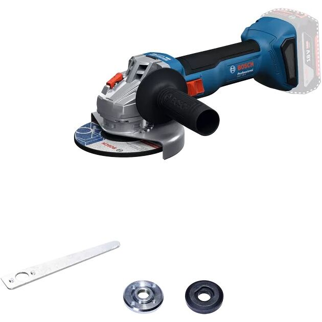 Шліфмашина кутова акумуляторна Bosch GWS 18V-8 125мм  11000об·хв 1.6кг без АКБ і ЗПШліфмашина кутова акумуляторна GWS 18V-8 125мм 11000об·хв 1.6кг без АКБ і ЗП, фото  | SNABZHENIE.com.ua