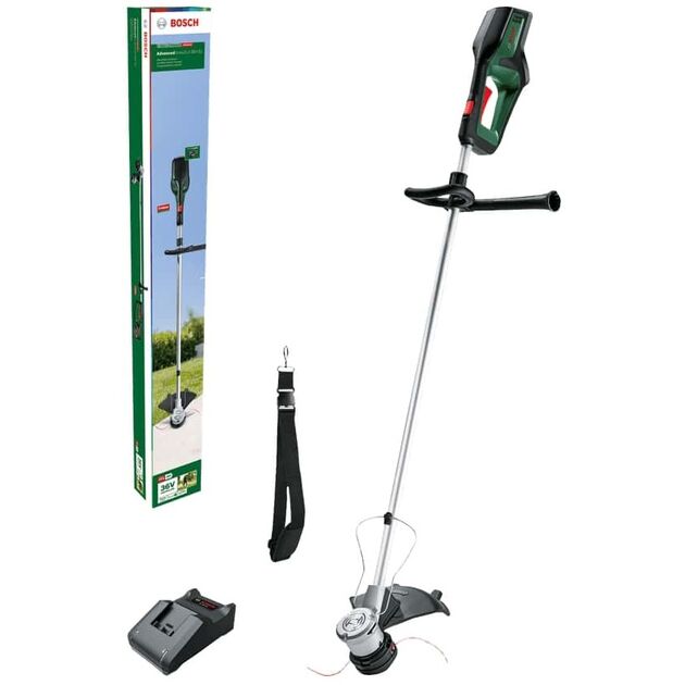 Тример садовий акумуляторний Bosch AdvancedGrassCut 36V-33 36V 33см 1х2А·год ЗП  AL 36V-20 4кгТример садовий акумуляторний AdvancedGrassCut 36V-33 36V 33см 1х2А·год ЗП AL 36V-20 4кг, фото  | SNABZHENIE.com.ua