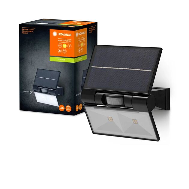 Світильник автономний LEDVANCE ENDURA STYLE SOLAR DOUBLE 2Вт 3000К 380Лм IP44 чорний, фото , изображение 5 | SNABZHENIE.com.ua Світильник автономний LEDVANCE ENDURA STYLE SOLAR DOUBLE 2Вт 3000К 380Лм IP44 чорний, фото , изображение 5 | SNABZHENIE.com.ua
