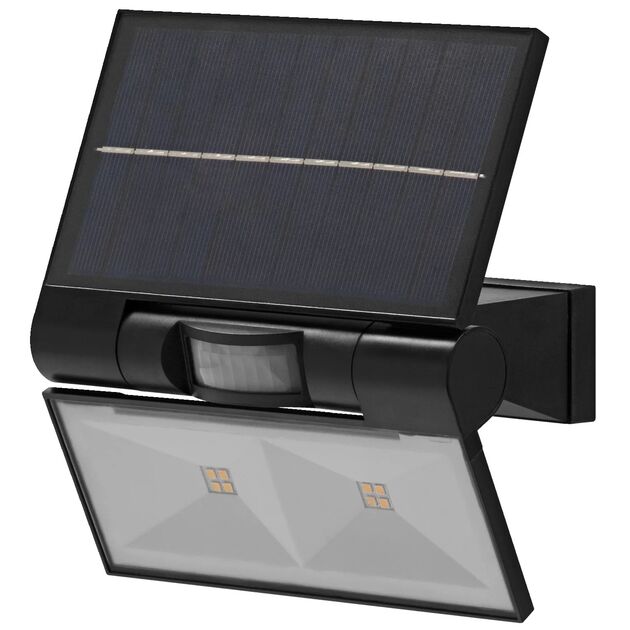 Світильник автономний LEDVANCE ENDURA STYLE SOLAR DOUBLE 2Вт 3000К 380Лм IP44 чорний, фото  | SNABZHENIE.com.ua