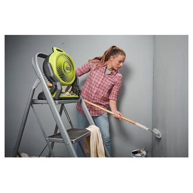 Вентилятор акумуляторний Ryobi ONE+ RF18-0 Whisper 18В 850м куб/год регулювання положення 3 швидкості 1.7кг без АКБ та ЗП, фото , изображение 6 | SNABZHENIE.com.ua Вентилятор акумуляторний Ryobi ONE+ RF18-0 Whisper 18В 850м куб/год регулювання положення 3 швидкості 1.7кг без АКБ та ЗП, фото , изображение 6 | SNABZHENIE.com.ua