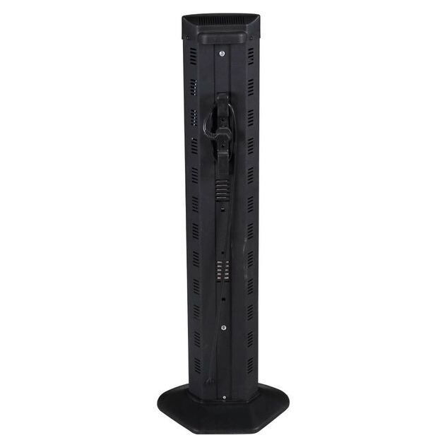 Обігрівач інфрачервоний UFO фламентін, 24м2, 2000Вт, мех. упр-ння, колонного типу, чорний, фото , изображение 6 | SNABZHENIE.com.ua