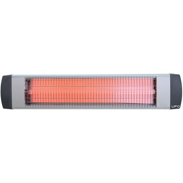 Обігрівач інфрачервоний UFO фламентін, 28м2, 2300Вт, мех. упр-ння, ун. монтаж, + ніжка, сірий/чорний, фото , изображение 3 | SNABZHENIE.com.ua