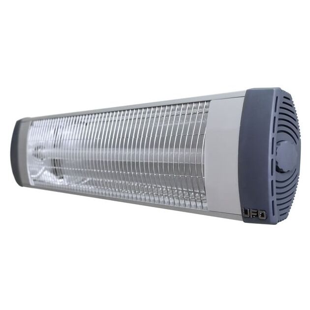 Обігрівач інфрачервоний UFO фламентін, 28м2, 2300Вт, мех. упр-ння, ун. монтаж, + ніжка, сірий/чорний, фото , изображение 4 | SNABZHENIE.com.ua