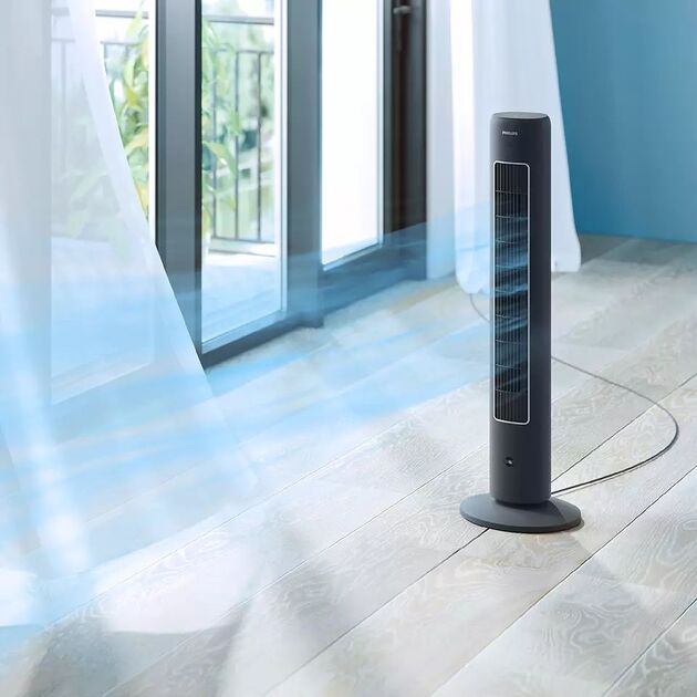 Вентилятор Philips колонний, 110см, 40Вт, пульт ДК, дисплей, графіт, фото , изображение 7 | SNABZHENIE.com.ua Вентилятор Philips колонний, 110см, 40Вт, пульт ДК, дисплей, графіт, фото , изображение 7 | SNABZHENIE.com.ua