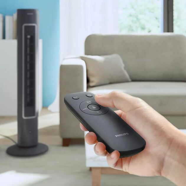 Вентилятор Philips колонний, 110см, 40Вт, пульт ДК, дисплей, графіт, фото , изображение 9 | SNABZHENIE.com.ua Вентилятор Philips колонний, 110см, 40Вт, пульт ДК, дисплей, графіт, фото , изображение 9 | SNABZHENIE.com.ua