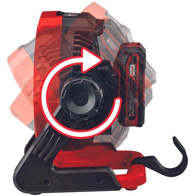 Вентилятор акумуляторний Einhell GE-CF 18/2200 Li, 18В, PXC 180мм,  1200-2200об/хв, 1.2кг, без АКБ і ЗП, фото , зображення 10 | SNABZHENIE.com.ua Вентилятор акумуляторний Einhell GE-CF 18/2200 Li, 18В, PXC 180мм,  1200-2200об/хв, 1.2кг, без АКБ і ЗП, фото , зображення 10 | SNABZHENIE.com.ua