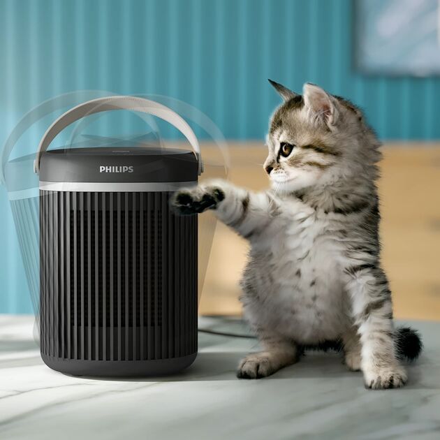 Тепловентилятор Philips Series 3000, 20м2, 2000Вт, електр. упр-ння, керамич.нагрів.елемент, Wi-Fi, темно-сірий, фото , изображение 7 | SNABZHENIE.com.ua Тепловентилятор Philips Series 3000, 20м2, 2000Вт, електр. упр-ння, керамич.нагрів.елемент, Wi-Fi, темно-сірий, фото , изображение 7 | SNABZHENIE.com.ua
