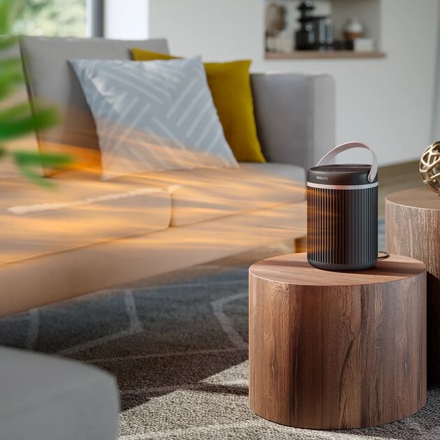 Тепловентилятор Philips Series 3000, 20м2, 2000Вт, електр. упр-ння, керамич.нагрів.елемент, Wi-Fi, темно-сірий, фото , изображение 5 | SNABZHENIE.com.ua Тепловентилятор Philips Series 3000, 20м2, 2000Вт, електр. упр-ння, керамич.нагрів.елемент, Wi-Fi, темно-сірий, фото , изображение 5 | SNABZHENIE.com.ua