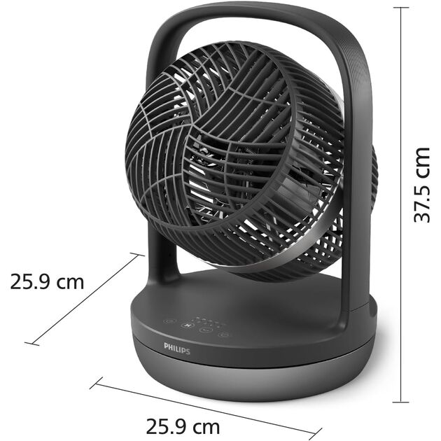 Вентилятор Philips настільний Series 3000, 22см, 27Вт, таймер, поворот 180, чорний, фото , изображение 3 | SNABZHENIE.com.ua Вентилятор Philips настільний Series 3000, 22см, 27Вт, таймер, поворот 180, чорний, фото , изображение 3 | SNABZHENIE.com.ua