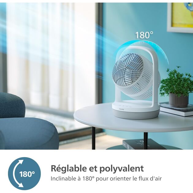 Вентилятор Philips настільний Series 2000, 22см, 28Вт, таймер, поворот 180, білий, фото , изображение 9 | SNABZHENIE.com.ua Вентилятор Philips настільний Series 2000, 22см, 28Вт, таймер, поворот 180, білий, фото , изображение 9 | SNABZHENIE.com.ua