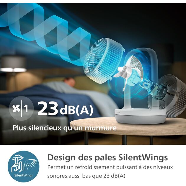 Вентилятор Philips настільний Series 2000, 22см, 28Вт, таймер, поворот 180, білий, фото , изображение 7 | SNABZHENIE.com.ua Вентилятор Philips настільний Series 2000, 22см, 28Вт, таймер, поворот 180, білий, фото , изображение 7 | SNABZHENIE.com.ua