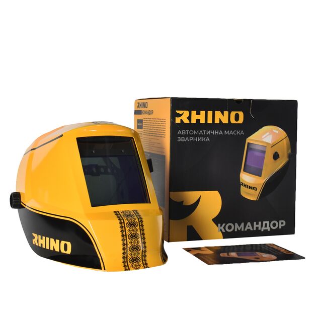 Зварювальна маска RHINO КОМАНДОР RH608, фото , зображення 6 | SNABZHENIE.com.ua Зварювальна маска RHINO КОМАНДОР RH608, фото , зображення 6 | SNABZHENIE.com.ua