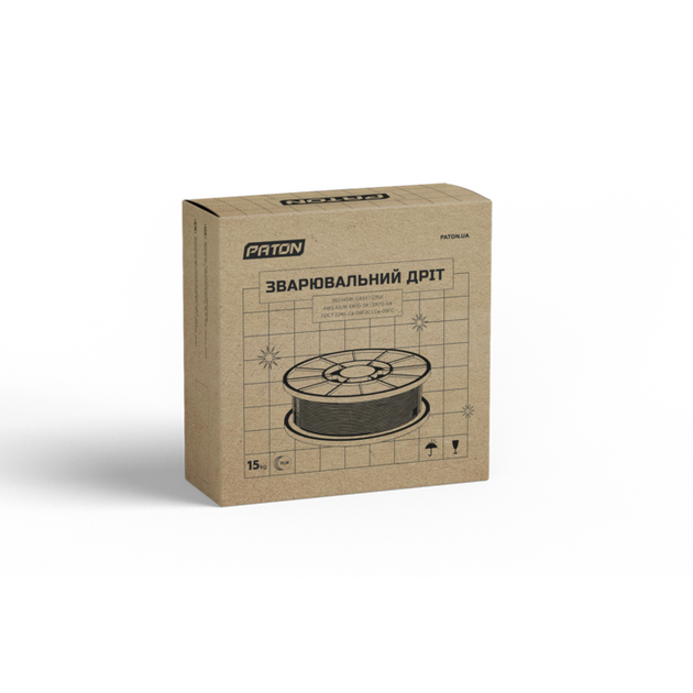 Зварювальний дріт ER70S-6 (Св-08Г2С), ? 1,2 мм, 15 кг, фото , изображение 2 | SNABZHENIE.com.ua