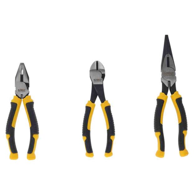 Набор из трех шарнирно-губцевых инструментов LASER HARDENED DeWALT DWHT82813-0, фото  | SNABZHENIE.com.ua