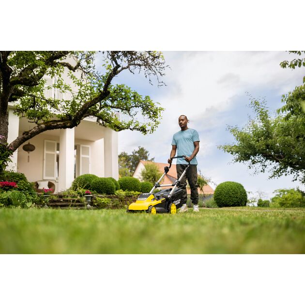 Газонокосарка акумуляторна Karcher LMO 5-18 Dual Battery Set 36В (18В+18В) акб 2х5А·год 41см 25-70см до 550м.кв, фото , изображение 6 | SNABZHENIE.com.ua Газонокосарка акумуляторна Karcher LMO 5-18 Dual Battery Set 36В (18В+18В) акб 2х5А·год 41см 25-70см до 550м.кв, фото , изображение 6 | SNABZHENIE.com.ua