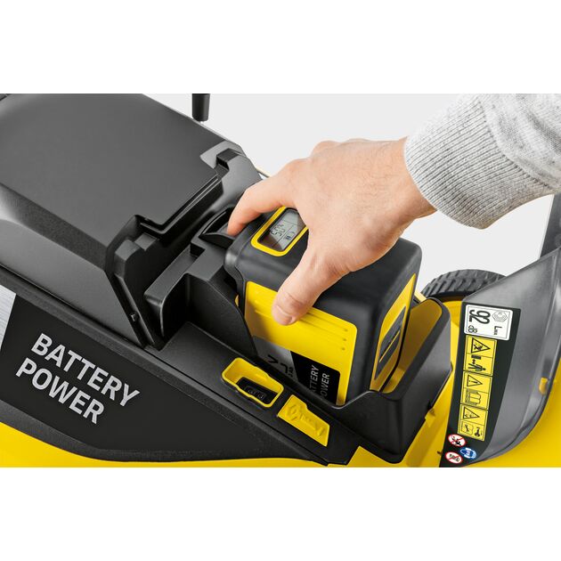 Газонокосарка акумуляторна Karcher LMO 36-46 Battery 18В 43см 20-70мм (без АКБ та ЗП), фото , зображення 10 | SNABZHENIE.com.ua Газонокосарка акумуляторна Karcher LMO 36-46 Battery 18В 43см 20-70мм (без АКБ та ЗП), фото , зображення 10 | SNABZHENIE.com.ua