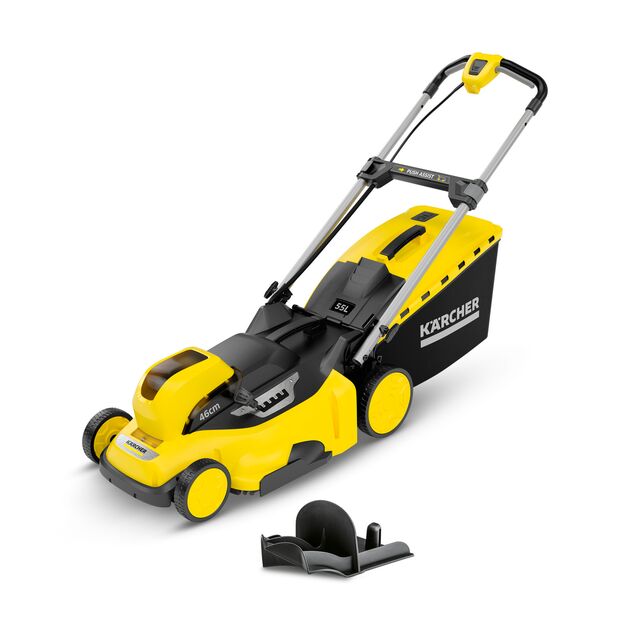 Газонокосарка акумуляторна Karcher LMO 36-46 Battery 18В 43см 20-70мм (без АКБ та ЗП), фото , зображення 2 | SNABZHENIE.com.ua Газонокосарка акумуляторна Karcher LMO 36-46 Battery 18В 43см 20-70мм (без АКБ та ЗП), фото , зображення 2 | SNABZHENIE.com.ua